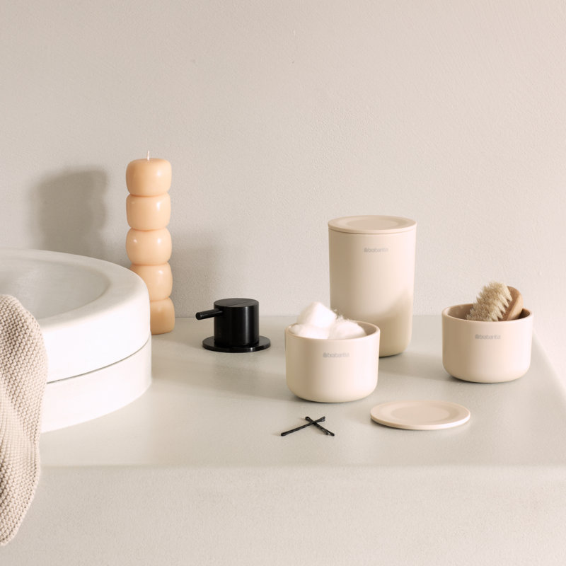 3- Piece Brabantia Renew Storage Pots, Soft Beige