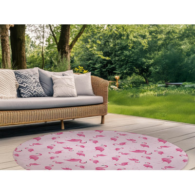 Tapis d'extérieur Summer Flamingo
