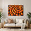 Art mural en métal fruits orange-2020050595