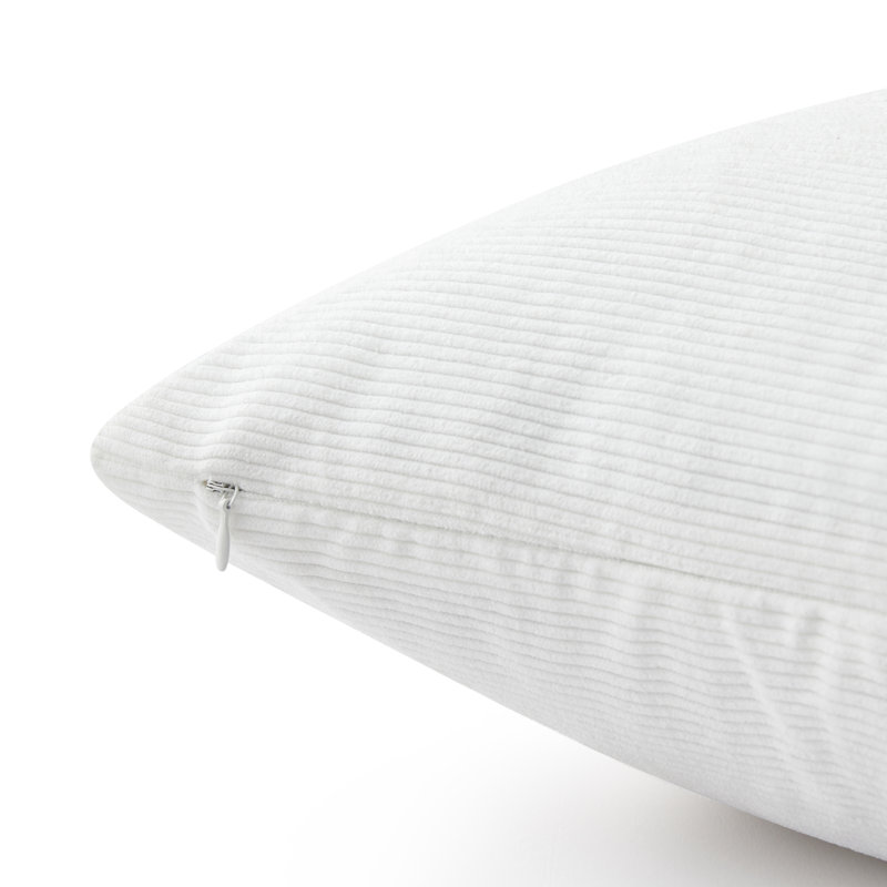 Dardel Velvet Scatter Cushion Cover, White