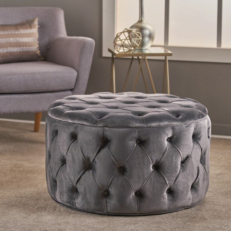 Repose-pieds Luxury, Gris