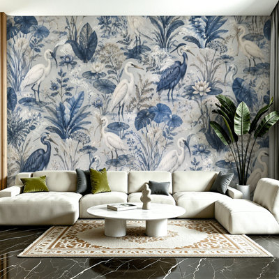 Papier peint adhésif auto-adhésif moderne pour la chambre à coucher Peel and Stick L 100 "x l 144"