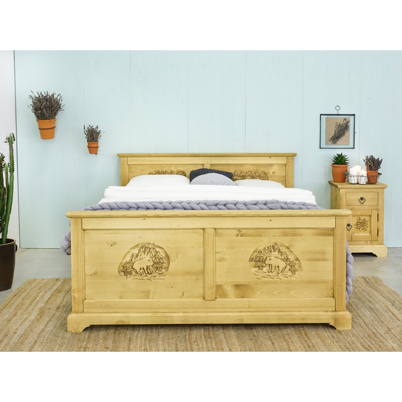 Orth Solid Wood Bed, European Kingsize (160 x 200cm)