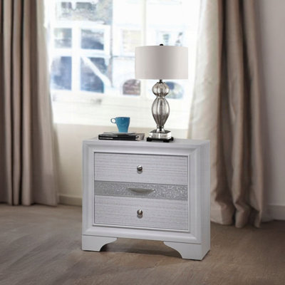 Table de chevet, blanc