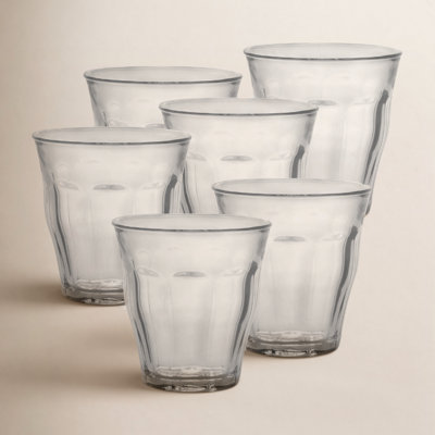 Picardie Ribbed Drinking Glass