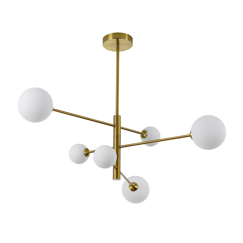 Sartain 4 - Light Gold Sputnik Pendant