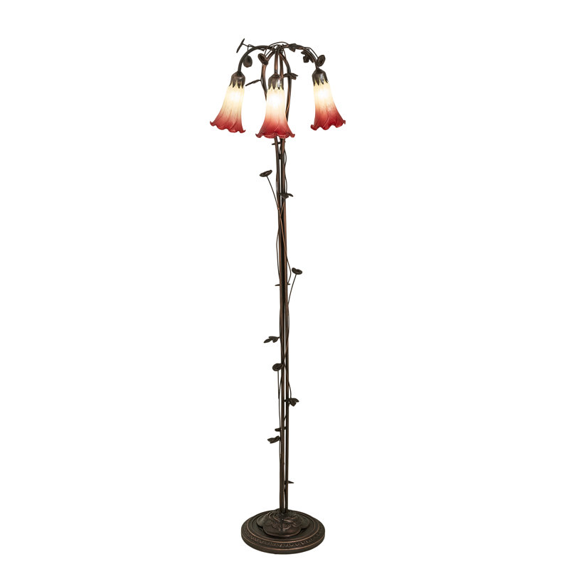 Sinagra Tree Floor Lamp, Red/White