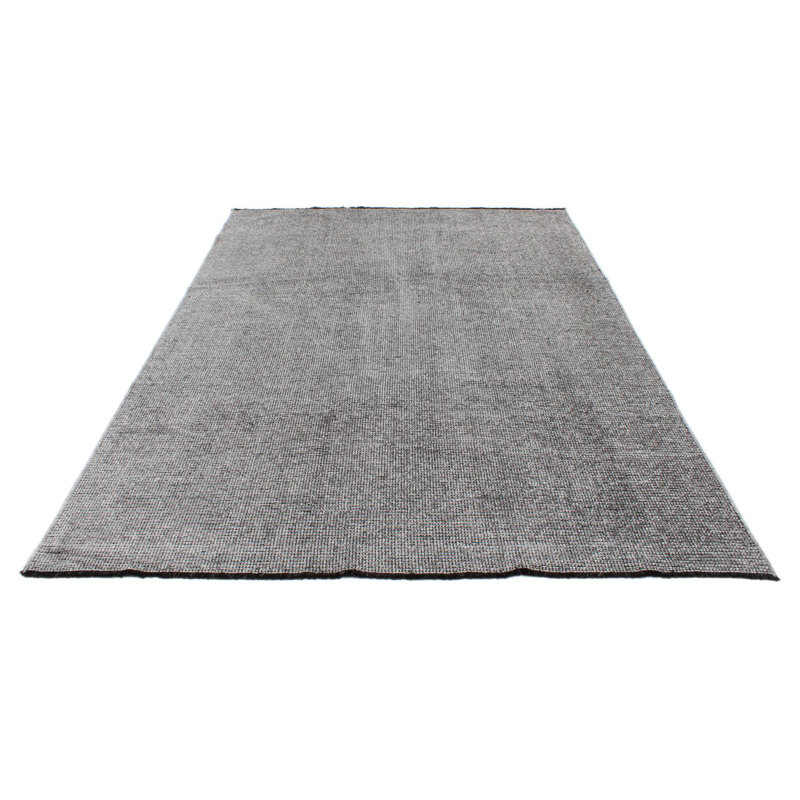 Tapis contemporain gris et gris clair 6 x 9