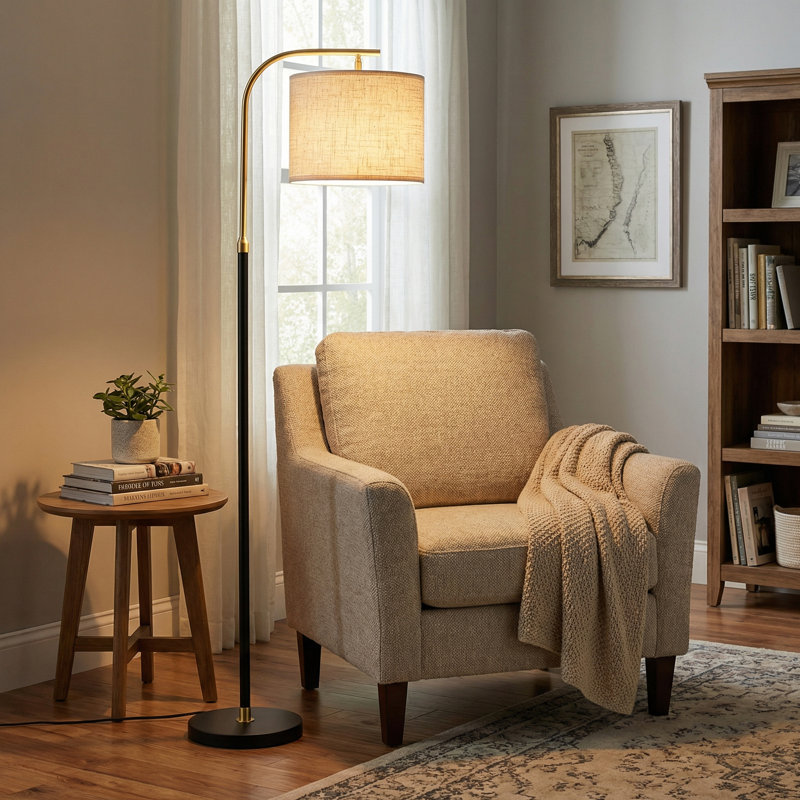 175cm Powder Coated Traditional Floor Lamp