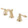 English Country Widespread Bathroom Faucet with Drain Assembly