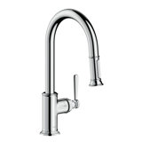 AXOR Montreux 2-Spray HighArc Kitchen Faucet with Pull-Down, 1.75 GPM