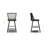 Talia 24" Solid Wood Counter Stool In Black