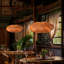 Luminaires suspendus lustre en bambou Kandace Farmhouse