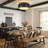Kwong 20.47" Farmhouse Country Steel Drum Flush Mount Ceiling Light With Metal Shade For Kitchen, Hallway, Living Room, Bedroom, Dining Room-189472008-195576918