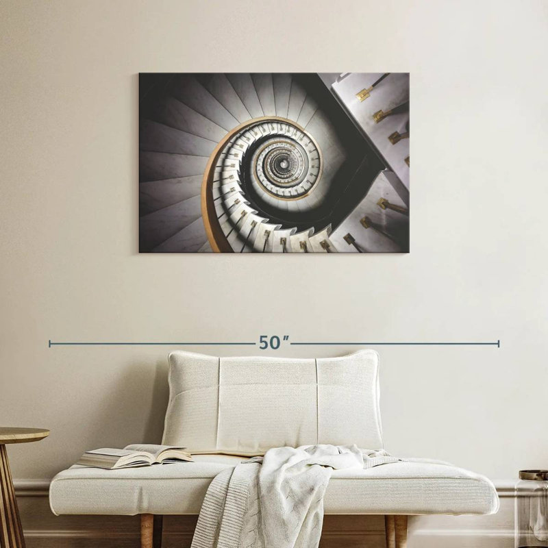 Lilie Infinite Spiral Stairway, 24" H x 36" W