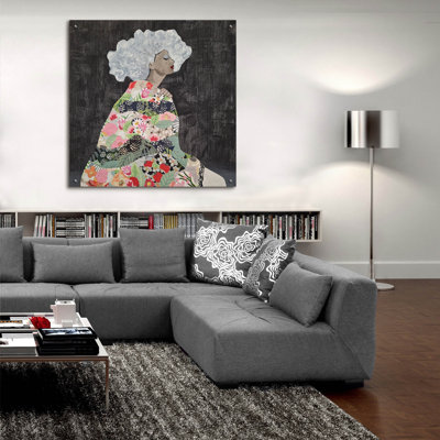 «Yoga Teacher 2» par Coco Good, art mural en verre acrylique