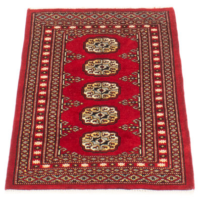 Peshawar Bokhara Red Rug 2'1" x 3'1"
