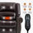 Power Lift Recliner Chair Heat Massage Dual Motor Infinite Position Up To 350 LBS, Faux Leather, Heavy Duty Motion Mechanism With USB Ports-1195878029