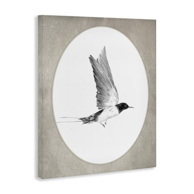 Oiseau en vol, art mural sur toile