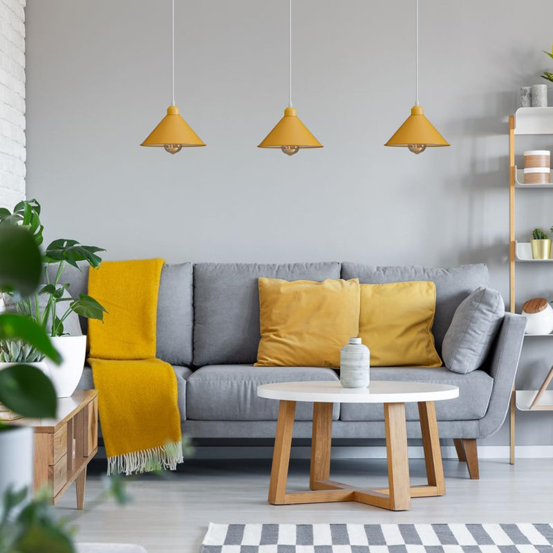 Colston 1 - Light Pendant, Yellow