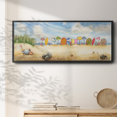 " Building Sand Castles " Painting Print