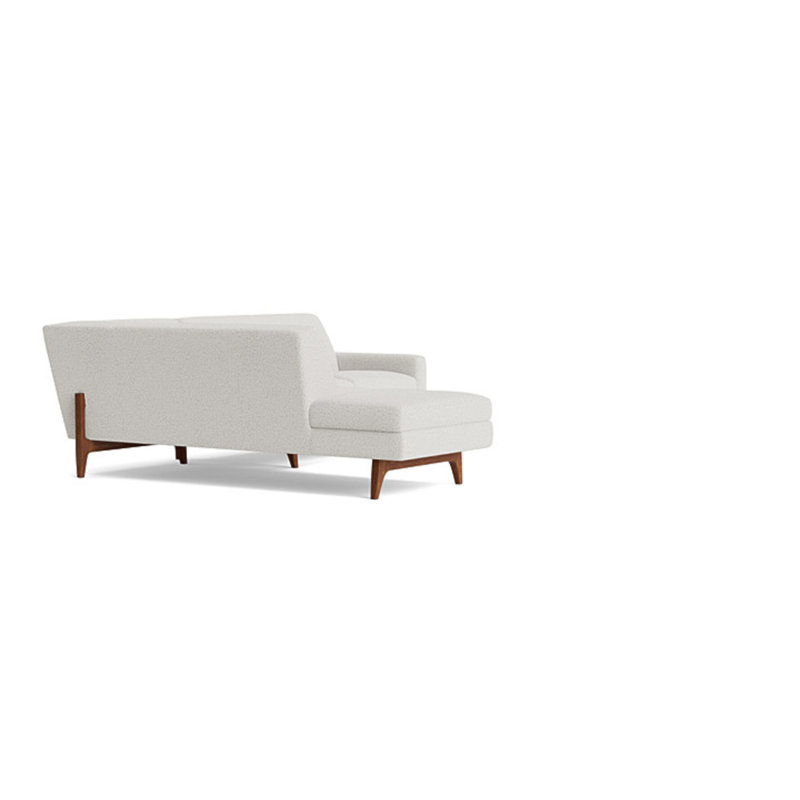 Tyler Sectional With Bumper (95" X 95"), Left Hand Facing, Performance Weave - Carrot