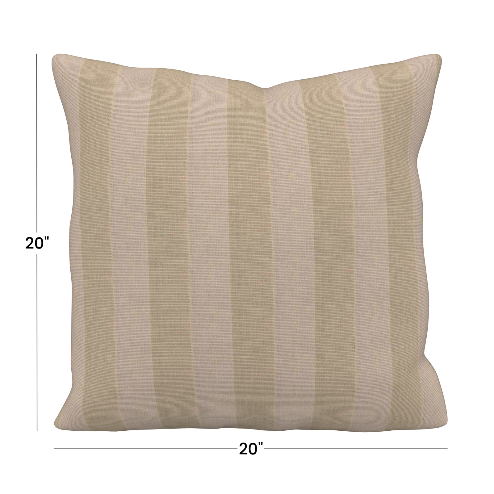 Lani Sunbrella® Throw Pillow, Square 20", Expressive Sparrow