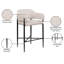 Tabouret de comptoir en tissu Sylas-1433604250