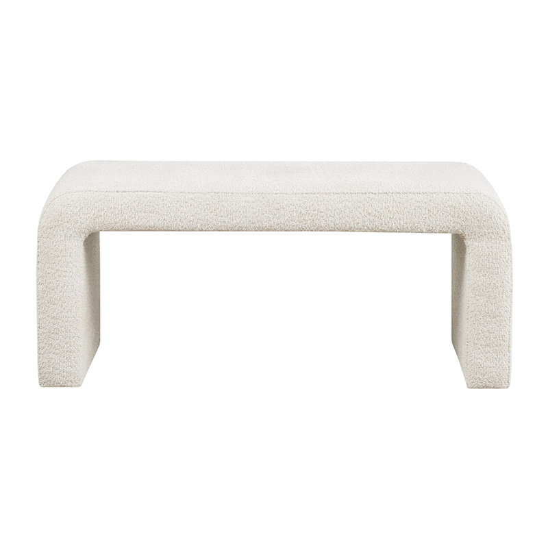 Banc de vestibule en tissu Modern Boucle