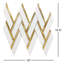 Thassos Random Sized Herringbone / Chevron Mosaic Wall & Floor Tile
