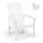 Zawadi HDPE Stacking Adirondack Chair-1256670094-1212229806