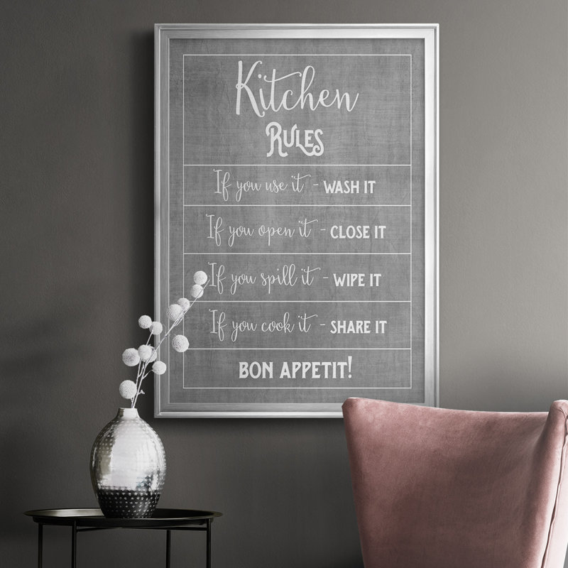 " Bon Appetit ", 42.5" H x 30.5" W x 1" D, Silver