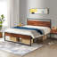 Lit plateforme rustique en métal-1788067986-1830740972