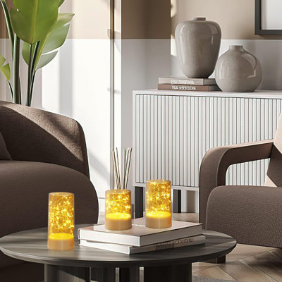 Unscented Flameless Tumbler Candle