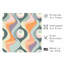 «Abstract Abstract Groovy 70s Pattern II Retro», reproduction d'art non encadrée-661672484