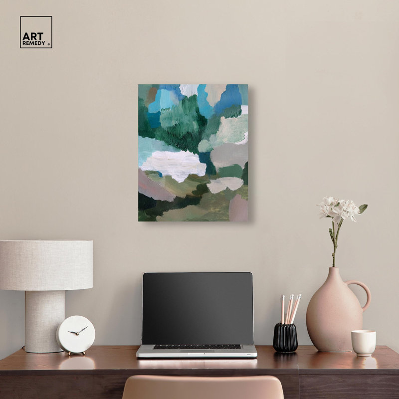"Meadow Walks", reproduction d'art sur toile par Art Remedy, 16 x 20, H 20 po x l 16 po, Toile tendue avec châssis