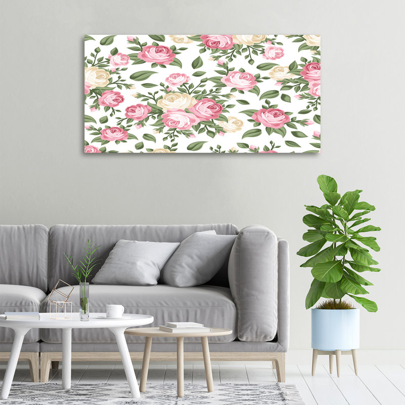 Roses - Wrapped Canvas Print