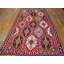 Flatweave Wool Geometric Area Rug in Pink