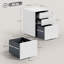 Tukgahgo 3-Drawer Mobile Filing Cabinet Steel Lockable-882982069