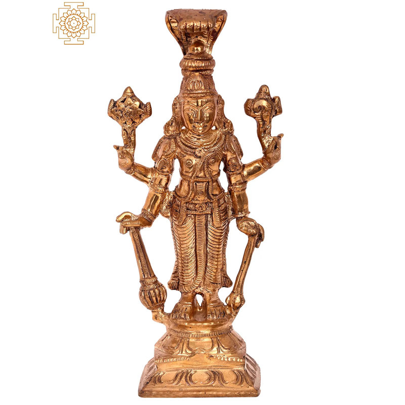 Figurine de Lord Satyanarayan Madhuchista Vidhana