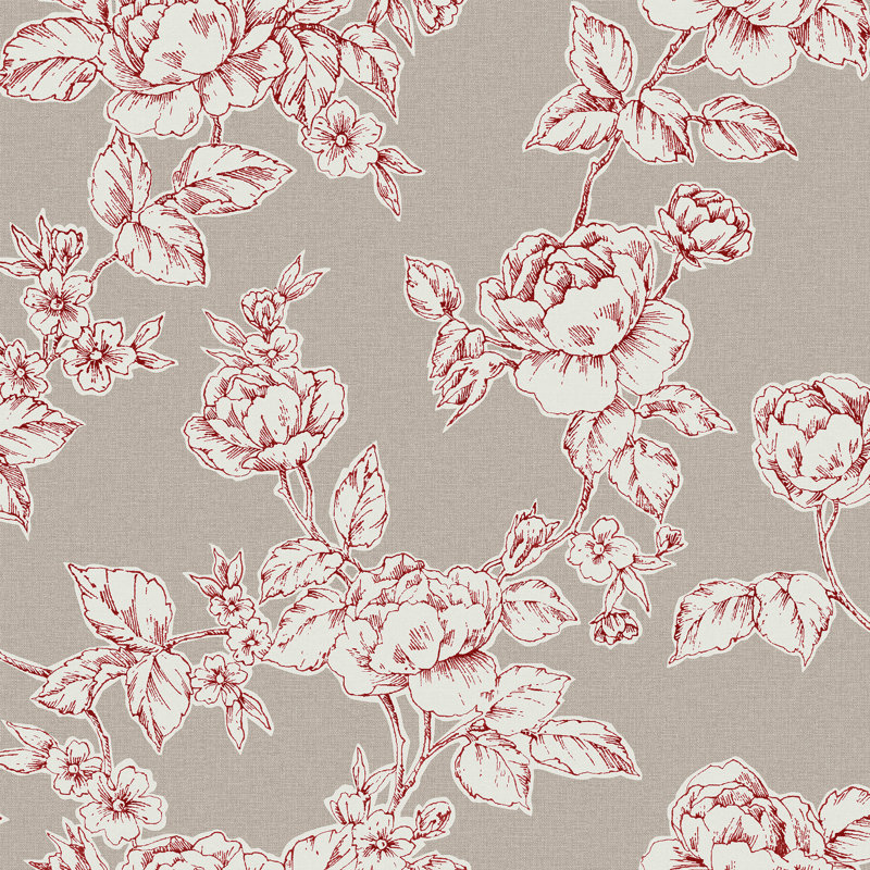 Laura Ashley Pollington Roses fond d'écran, Gris