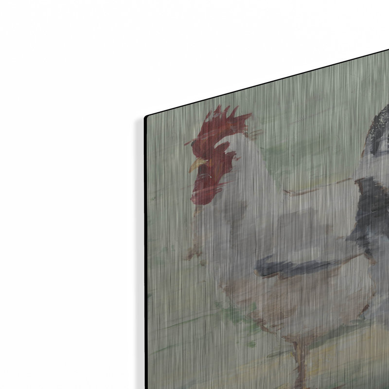 «Chicken Run 2» par Ethan Harper, H 12 po x l 12 po