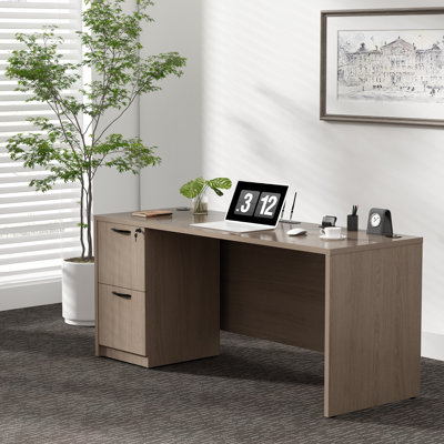  66.93?? Office Computer Executive Desk with Cabinet