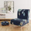 Fauteuil de chambre rembourré à motif floral Indigold