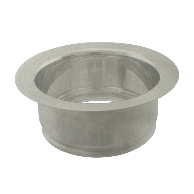 4-1/4" Standard Kitchen Sink Waste Disposal Flange, Satin Nickel