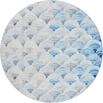Premium Machine Washable Dream Shag ADS184 Arches Rug