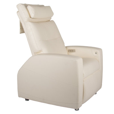 Human Touch Laevo ZG Chair with Lift Assist, Zero Gravity Power Recliner with Heated Vibration Massage - Cream