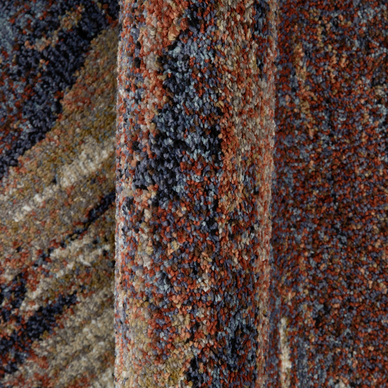 Abstract Indoor Rug, Rectangle 1'10" x 2'11"