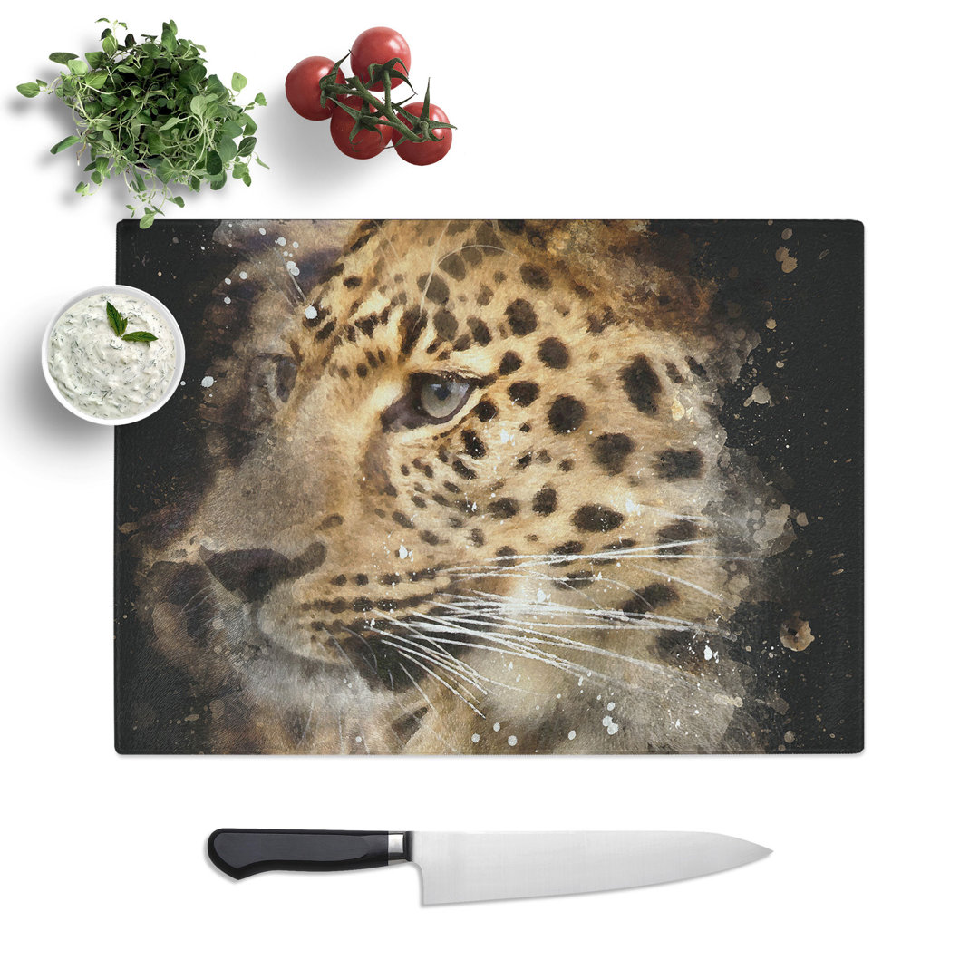 Leopard Vol.1 Paint Splash Chopping Board