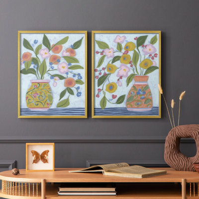 Bouquet Vibes I-Premium Framed Print -Ready to Hang - No Nails Required - No Nails Required